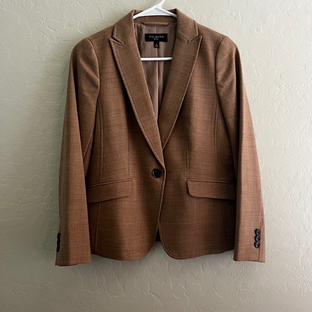 Women’s Talbots Tan Blazer